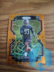 2021 Panini Prizm Rookie RC #427 Dazz Newsome Orange Lazer Parallel Bears